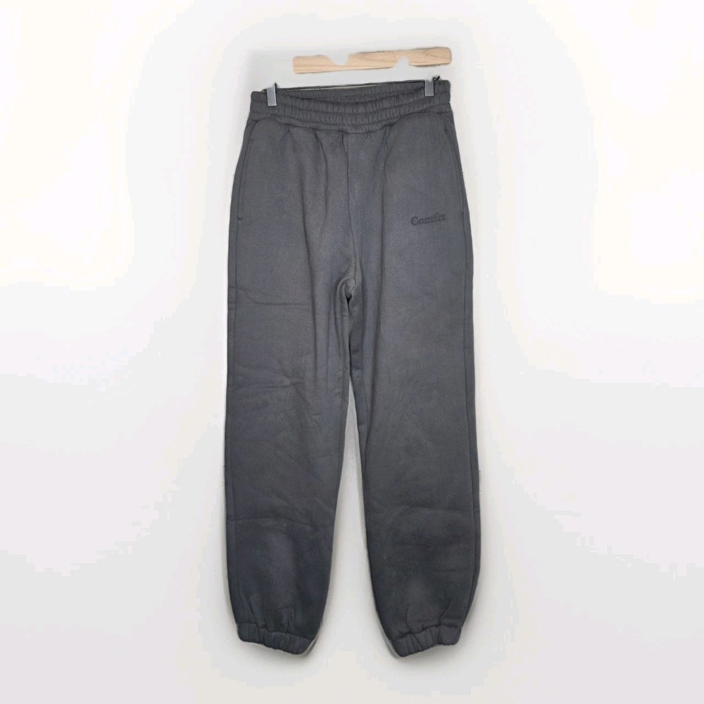 Comfrt Signature Sweatpants Pockets Size Small Gray Unisex  Men's Women's